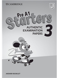 Cambridge English Starters 3 (Pre A1) Answer Booklet for Revised Exam from 2018